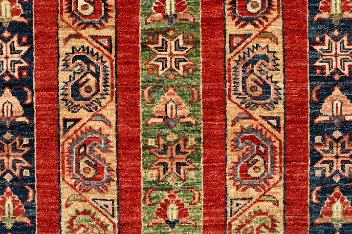 Multi Colored Kazak 4' 10 x 6' 4 - No. 67250 - ALRUG Rug Store