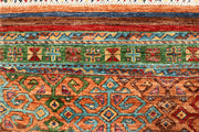 Multi Colored Kazak 4' 10 x 6' 10 - No. 67251 - ALRUG Rug Store