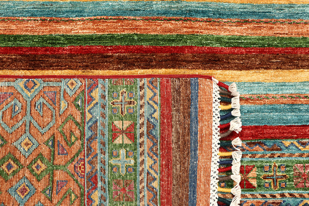 Multi Colored Kazak 4' 10 x 6' 10 - No. 67251 - ALRUG Rug Store