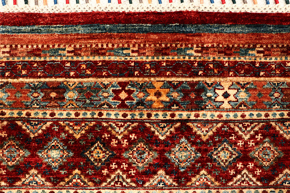 Multi Colored Kazak 4' 11 x 6' 9 - No. 67252 - ALRUG Rug Store