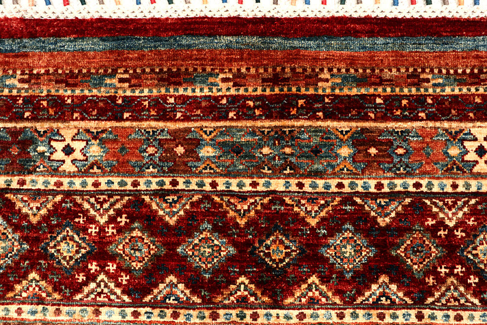Multi Colored Kazak 4' 11 x 6' 9 - No. 67252 - ALRUG Rug Store