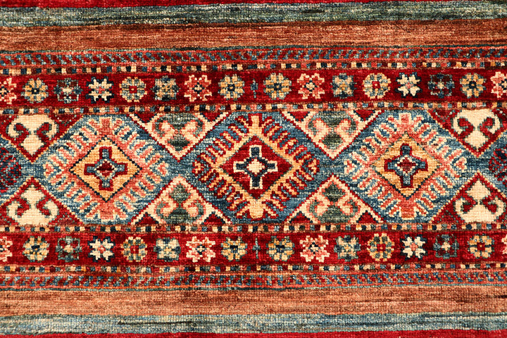 Multi Colored Kazak 4' 11 x 6' 9 - No. 67252 - ALRUG Rug Store