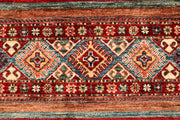 Multi Colored Kazak 4' 11 x 6' 9 - No. 67252 - ALRUG Rug Store