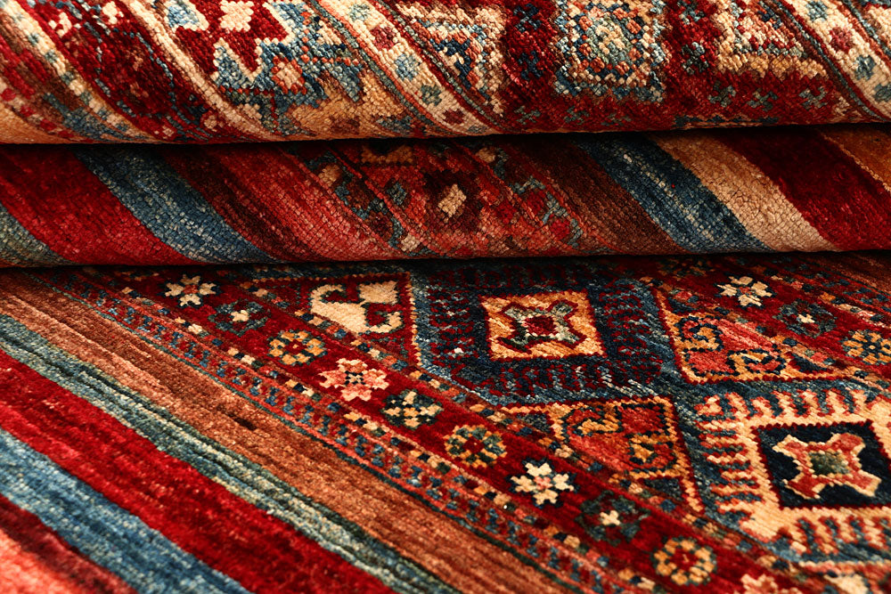 Multi Colored Kazak 4' 11 x 6' 9 - No. 67252 - ALRUG Rug Store