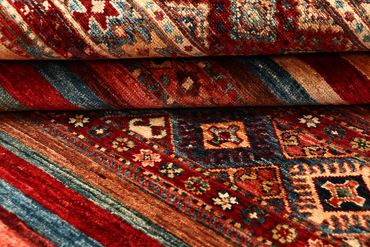Multi Colored Kazak 4' 11 x 6' 9 - No. 67252 - ALRUG Rug Store