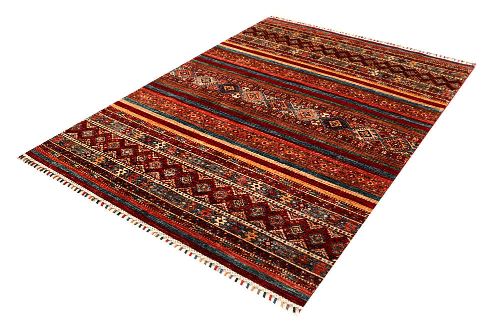 Multi Colored Kazak 4' 11 x 6' 9 - No. 67252 - ALRUG Rug Store