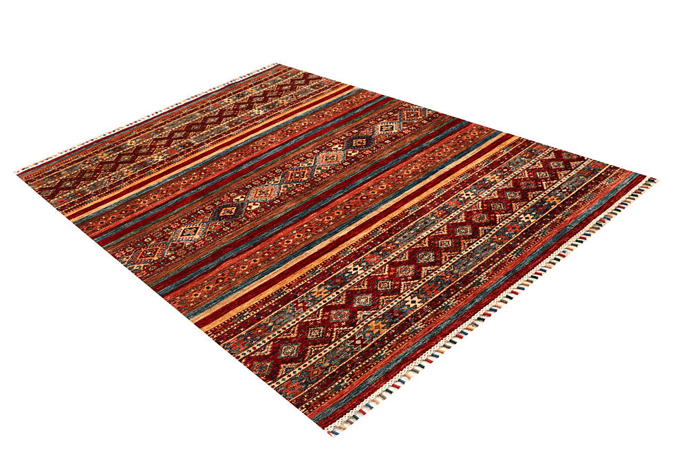 Multi Colored Kazak 4' 11 x 6' 9 - No. 67252 - ALRUG Rug Store