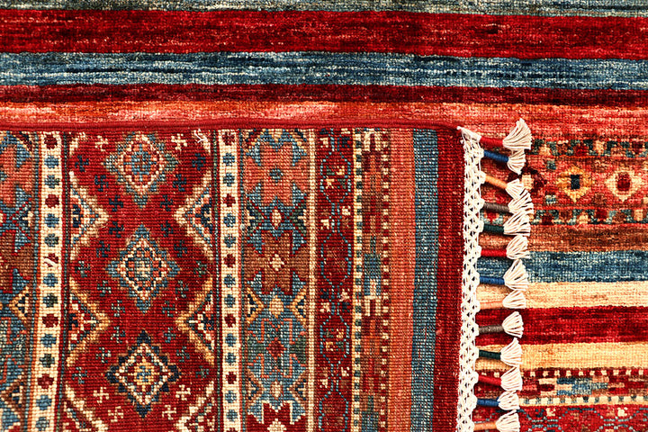 Multi Colored Kazak 4' 11 x 6' 9 - No. 67252 - ALRUG Rug Store