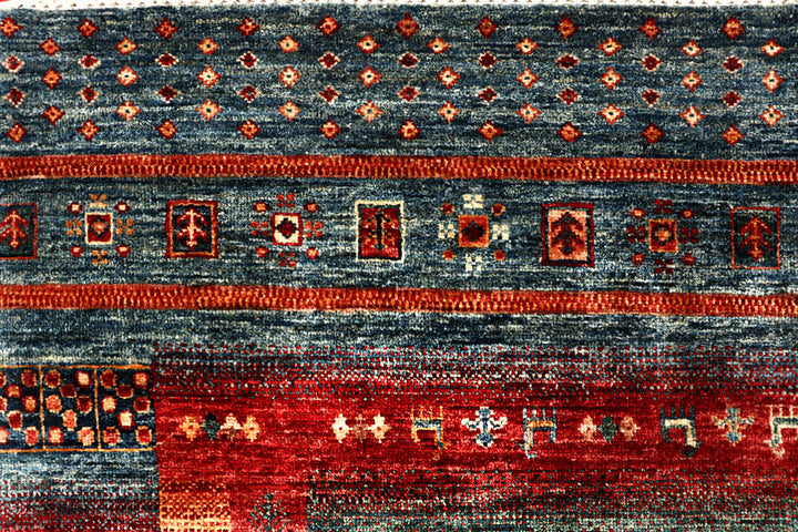 Multi Colored Kazak 5' 1 x 6' 9 - No. 67253 - ALRUG Rug Store