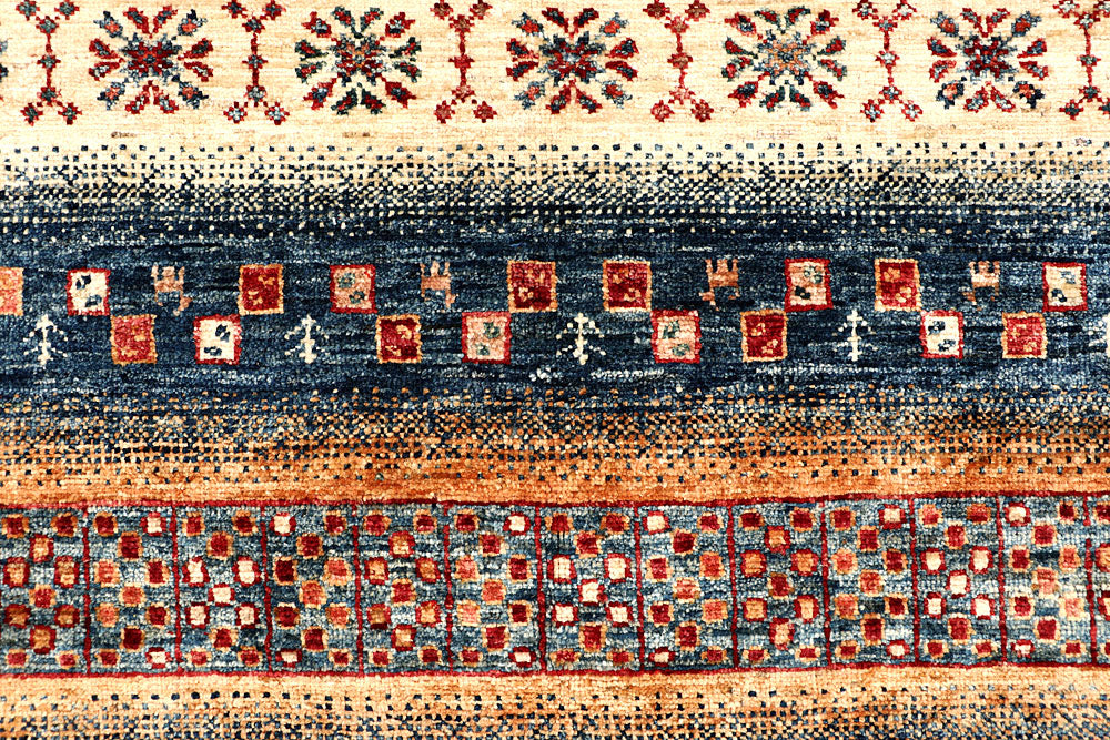 Multi Colored Kazak 5' 1 x 6' 9 - No. 67253 - ALRUG Rug Store