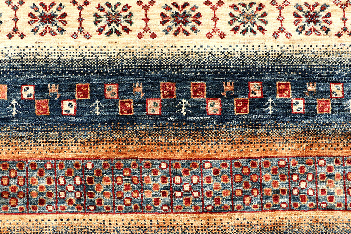 Multi Colored Kazak 5' 1 x 6' 9 - No. 67253 - ALRUG Rug Store
