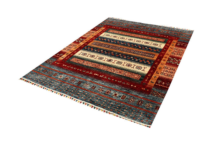 Multi Colored Kazak 5' 1 x 6' 9 - No. 67253 - ALRUG Rug Store