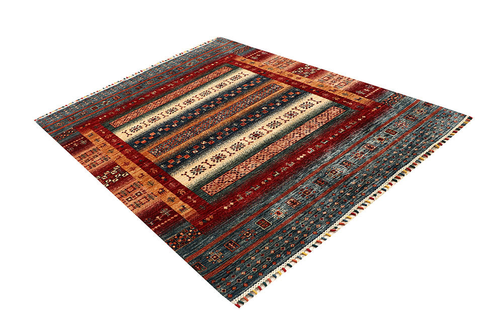 Multi Colored Kazak 5' 1 x 6' 9 - No. 67253 - ALRUG Rug Store