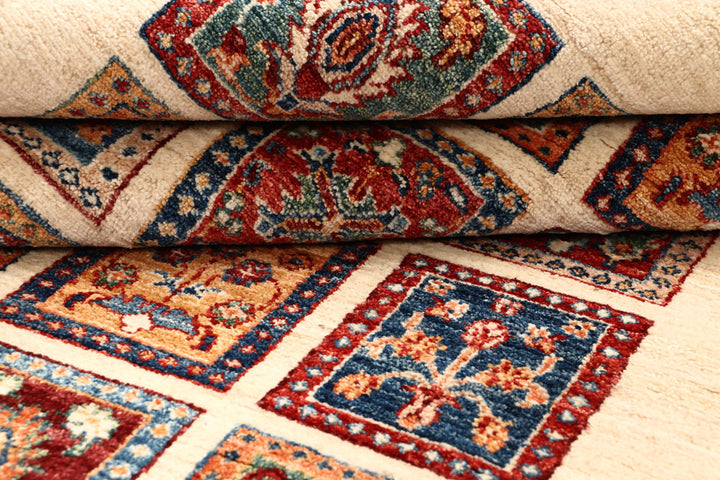 Multi Colored Kazak 4' 11 x 7' 5 - No. 67254 - ALRUG Rug Store