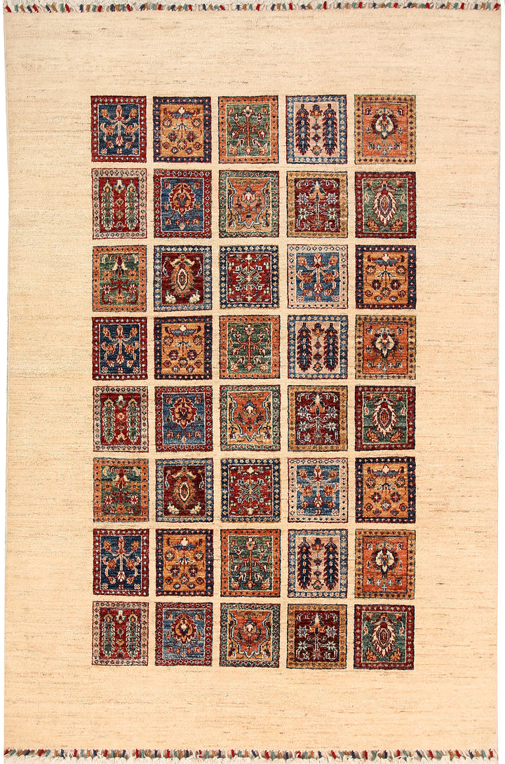 Multi Colored Kazak 4' 11 x 7' 5 - No. 67254 - ALRUG Rug Store