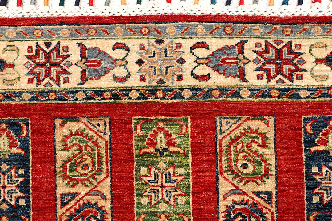 Multi Colored Kazak 4'  10" x 5'  8" - No. QA32452