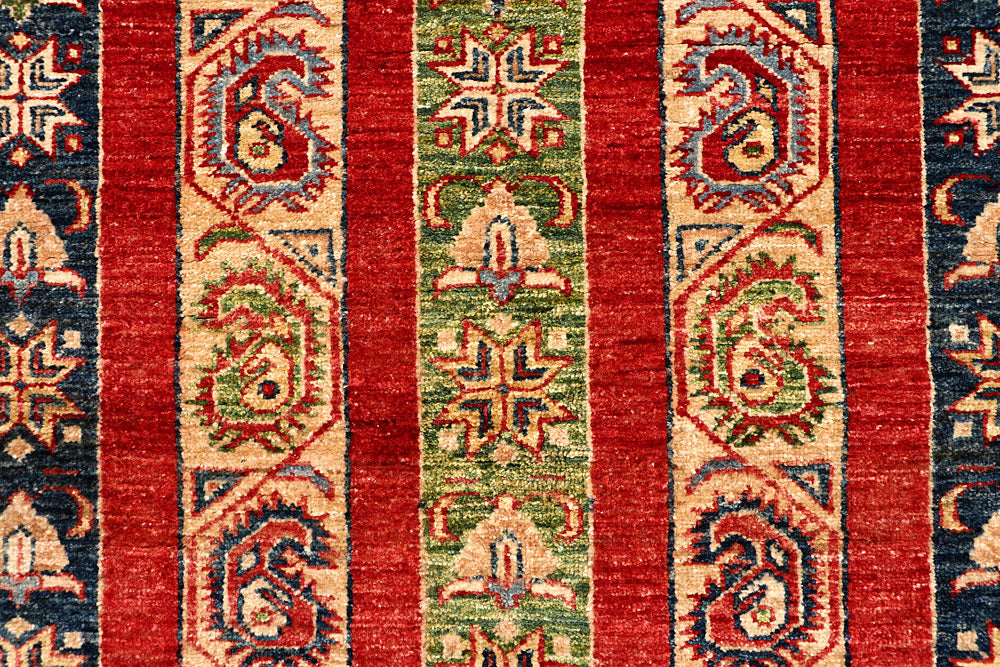 Multi Colored Kazak 4' 10 x 5' 8 - No. 67256 - ALRUG Rug Store