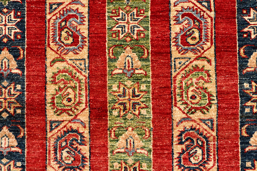 Multi Colored Kazak 4'  10" x 5'  8" - No. QA32452