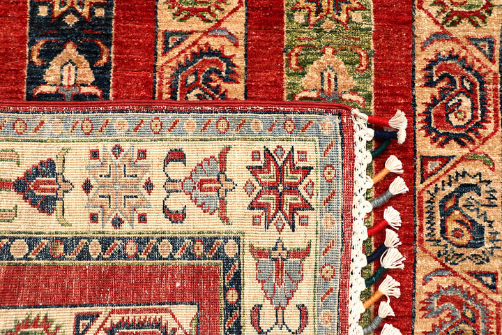 Multi Colored Kazak 4' 10 x 5' 8 - No. 67256 - ALRUG Rug Store