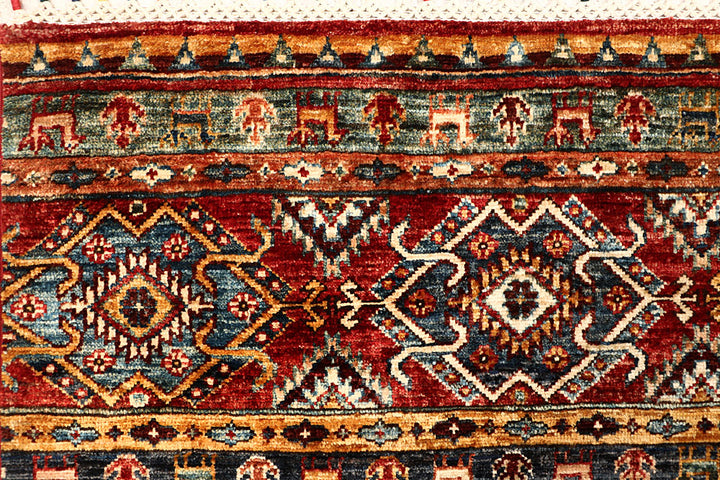 Multi Colored Kazak 5' 3 x 7' 1 - No. 67257 - ALRUG Rug Store