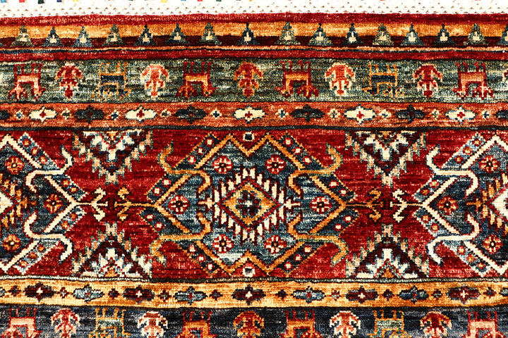 Multi Colored Kazak 5' 3 x 7' 1 - No. 67257 - ALRUG Rug Store
