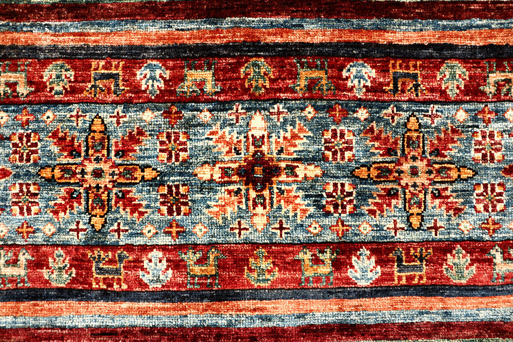 Multi Colored Kazak 5' 3 x 7' 1 - No. 67257 - ALRUG Rug Store