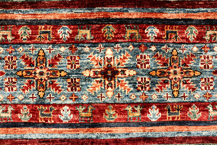 Multi Colored Kazak 5' 3 x 7' 1 - No. 67257 - ALRUG Rug Store
