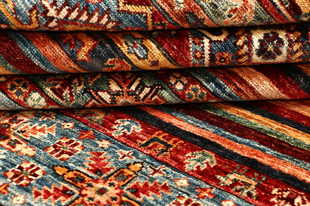 Multi Colored Kazak 5' 3 x 7' 1 - No. 67257 - ALRUG Rug Store