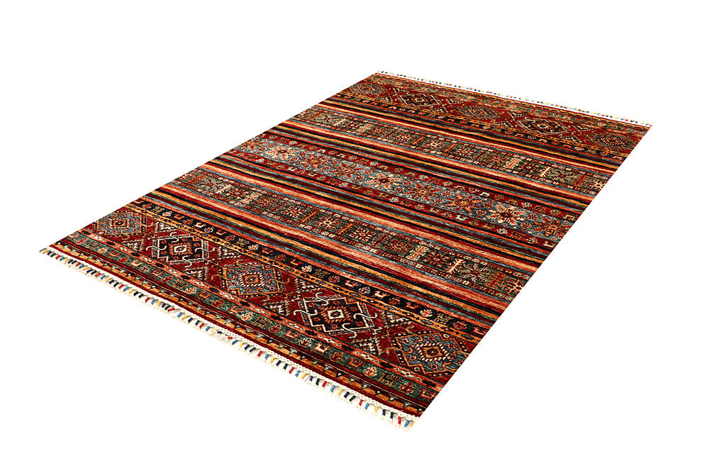 Multi Colored Kazak 5' 3 x 7' 1 - No. 67257 - ALRUG Rug Store