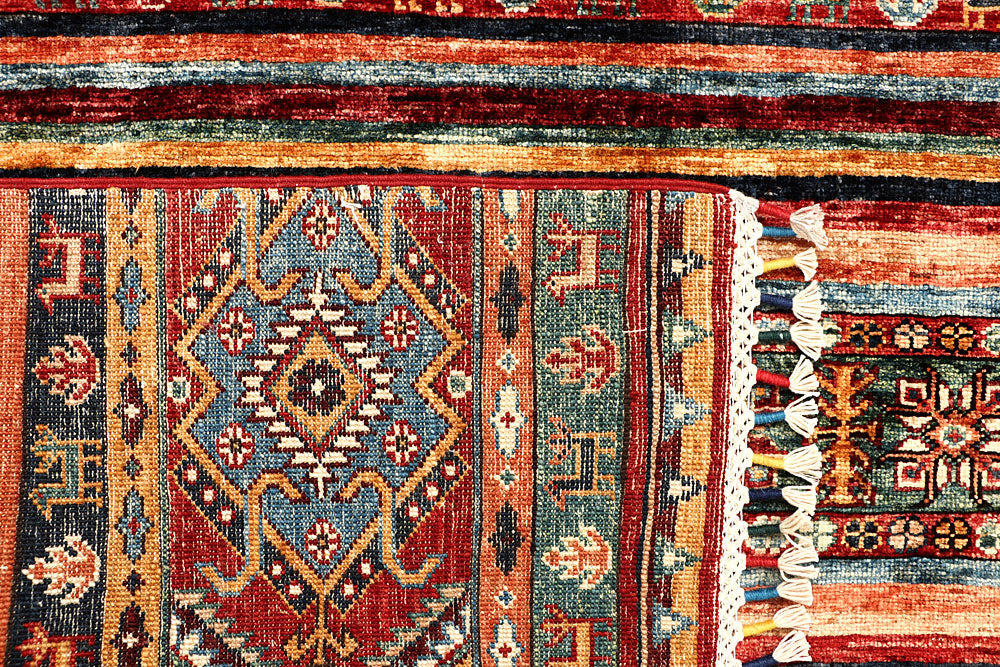 Multi Colored Kazak 5' 3 x 7' 1 - No. 67257 - ALRUG Rug Store