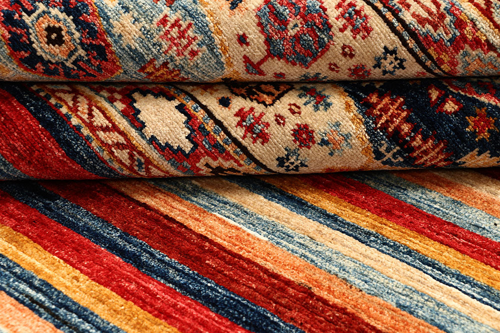 Multi Colored Kazak 4' 11 x 6' 9 - No. 67259 - ALRUG Rug Store