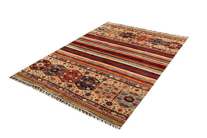 Multi Colored Kazak 4' 11 x 6' 9 - No. 67259 - ALRUG Rug Store