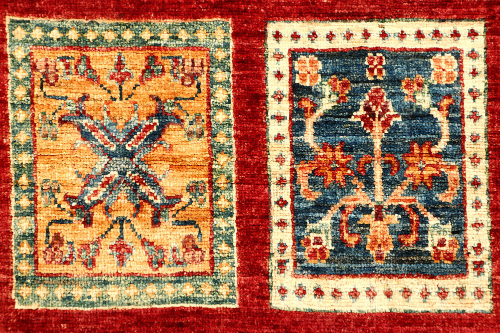 Multi Colored Kazak 4' 10 x 6' 11 - No. 67260 - ALRUG Rug Store