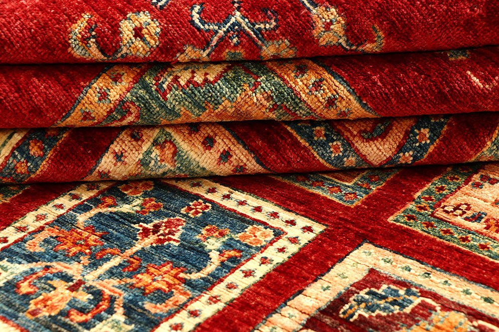 Multi Colored Kazak 4' 10 x 6' 11 - No. 67260 - ALRUG Rug Store