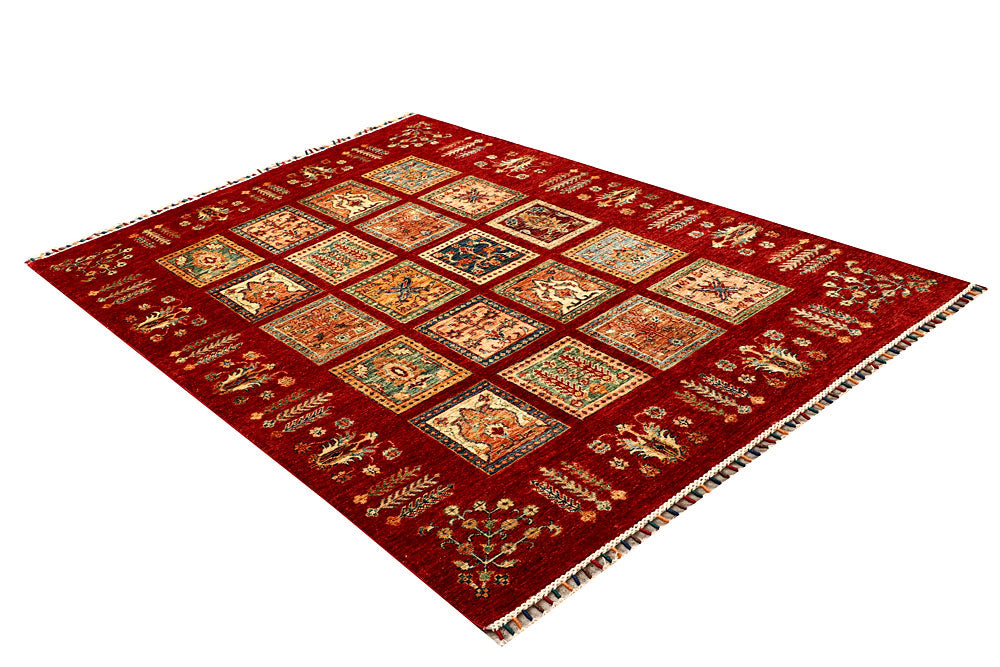 Multi Colored Kazak 4' 10 x 6' 11 - No. 67260 - ALRUG Rug Store