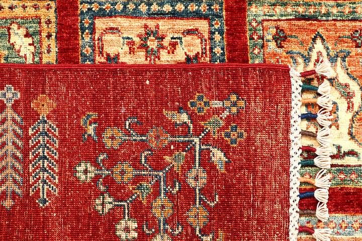 Multi Colored Kazak 4' 10 x 6' 11 - No. 67260 - ALRUG Rug Store