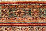 Multi Colored Kazak 4' 10 x 6' 6 - No. 67262 - ALRUG Rug Store