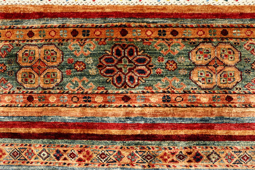 Multi Colored Kazak 4' 10 x 6' 6 - No. 67262 - ALRUG Rug Store