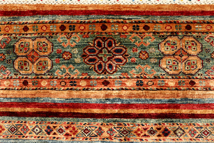 Multi Colored Kazak 4' 10 x 6' 6 - No. 67262 - ALRUG Rug Store