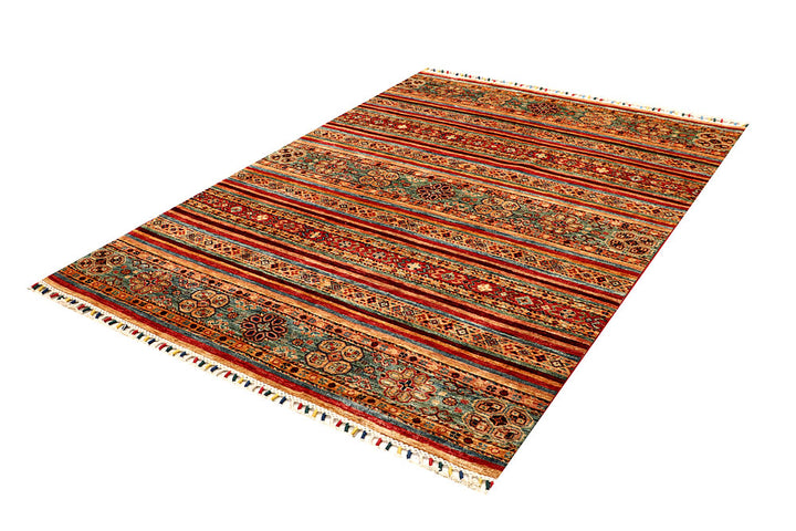 Multi Colored Kazak 4' 10 x 6' 6 - No. 67262 - ALRUG Rug Store