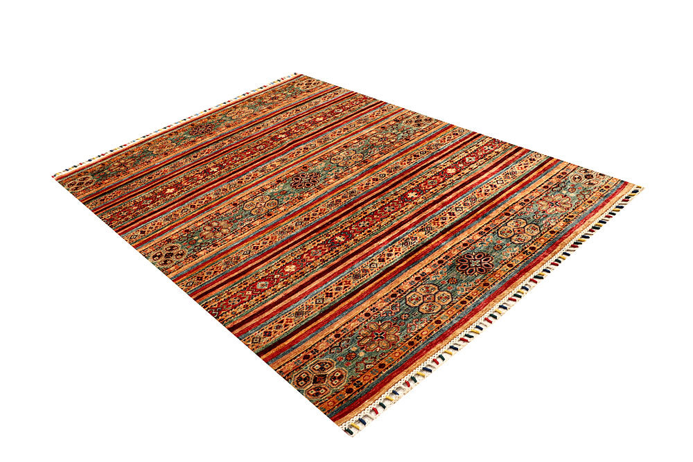 Multi Colored Kazak 4' 10 x 6' 6 - No. 67262 - ALRUG Rug Store