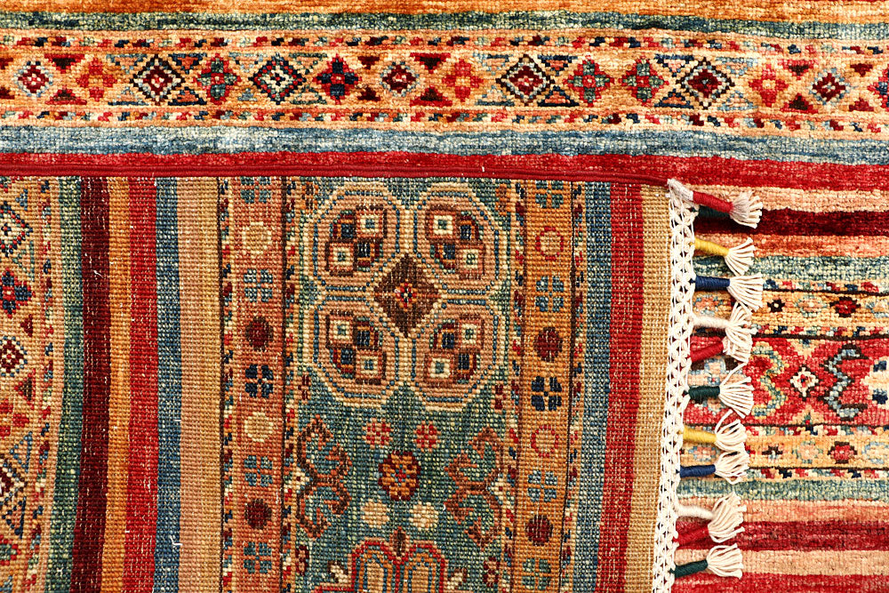 Multi Colored Kazak 4' 10 x 6' 6 - No. 67262 - ALRUG Rug Store