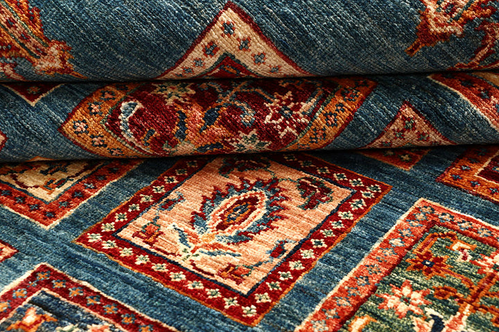Multi Colored Kazak 5' 2 x 6' 10 - No. 67265 - ALRUG Rug Store