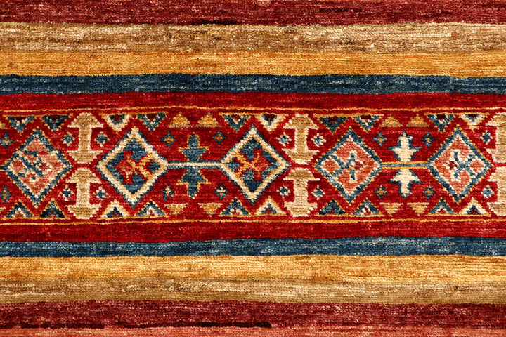 Multi Colored Kazak 4'  8" x 5'  7" - No. QA99815