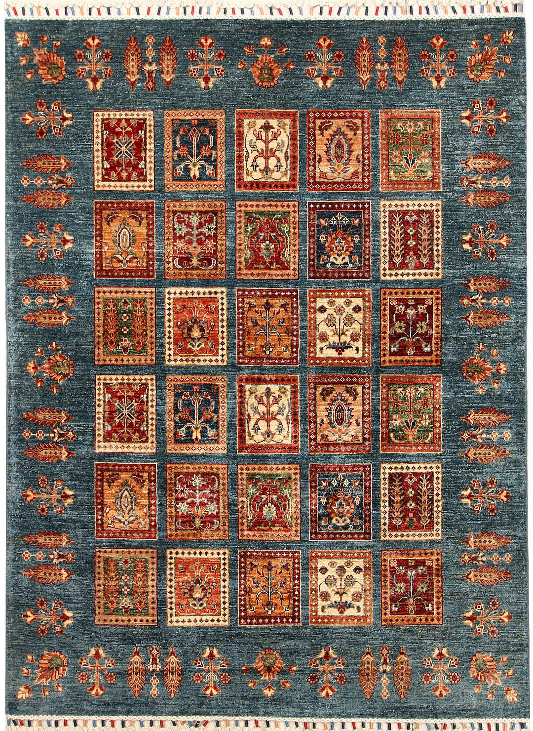 Multi Colored Kazak 4' 10 x 6' 8 - No. 67267 - ALRUG Rug Store