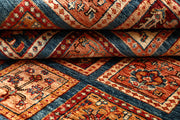 Multi Colored Kazak 4' 11 x 6' 10 - No. 67269 - ALRUG Rug Store