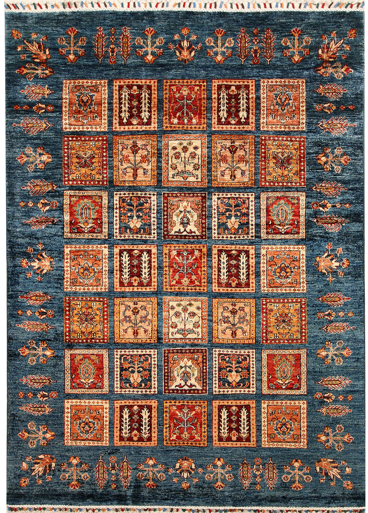 Multi Colored Kazak 4' 11 x 6' 10 - No. 67269 - ALRUG Rug Store
