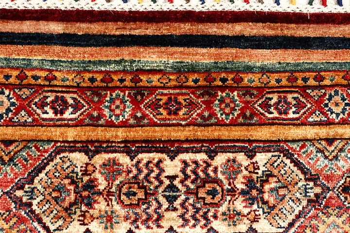 Multi Colored Kazak 4' 11 x 6' 8 - No. 67270 - ALRUG Rug Store