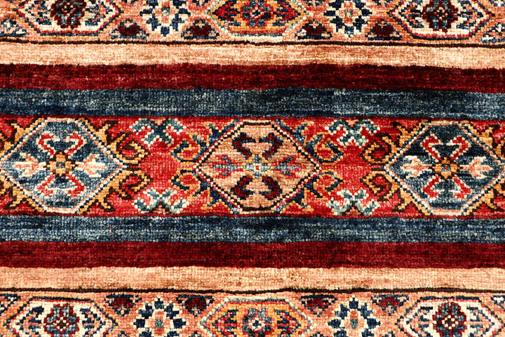 Multi Colored Kazak 4' 11 x 6' 8 - No. 67270 - ALRUG Rug Store