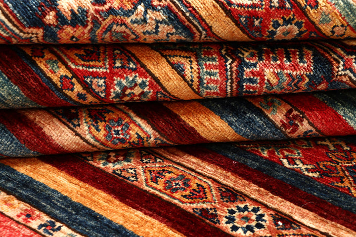 Multi Colored Kazak 4' 11 x 6' 8 - No. 67270 - ALRUG Rug Store